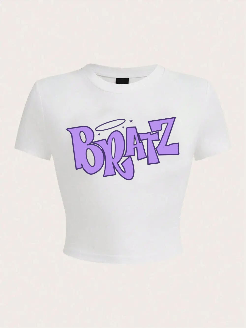 Modisches Sommer-Top mit Buchstaben-Print – figurbetontes, kurzärmeliges T-Shirt im „Spicy Girl“-Style (casual & bequem)