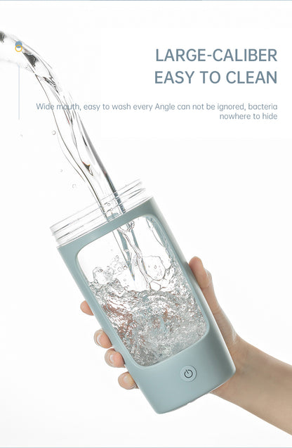 Tragbarer Becher-Mixer / Smoothie-Blender – für Obst und Shakes; USB-wiederaufladbarer elektrischer Handmixer mit Mixflasche, ideal für Gym, Sport und