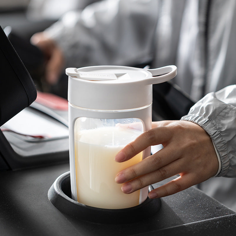 Tragbarer Becher-Mixer / Smoothie-Blender – für Obst und Shakes; USB-wiederaufladbarer elektrischer Handmixer mit Mixflasche, ideal für Gym, Sport und