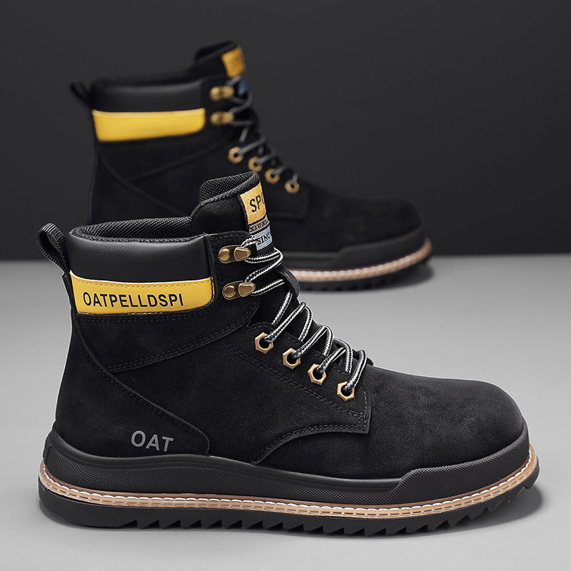Herbst-/Winter-Neuheit: High-Top Retro-Workwear Martin Boots für Herren