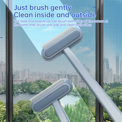 3-in-1 Tierhaar-Entferner Bürste – mit langem Griff  Praktisches Reinigungswerkzeug für Fenster, Textilien & Tierhaare von Katze und Hund