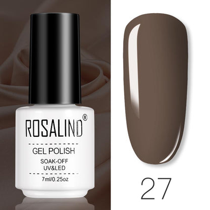 ROSALIND Gel Polish Set – Semi-Permanent UV/LED Gel Nagellack + Top Coat (Soak Off) | Maniküre & Nail Art