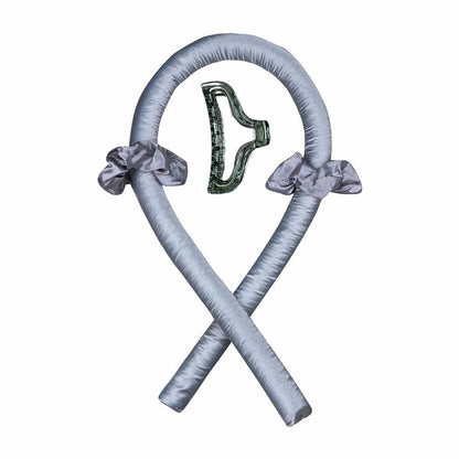 Lockenband ohne Hitze (Heatless Curling Rod Headband) – Haarband/Lockenstab zum Locken ohne Wärme, mit Ribbon-Haarrollern; weiches Schlaf-Haarband