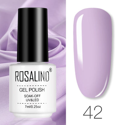 ROSALIND Gel Polish Set – Semi-Permanent UV/LED Gel Nagellack + Top Coat (Soak Off) | Maniküre & Nail Art