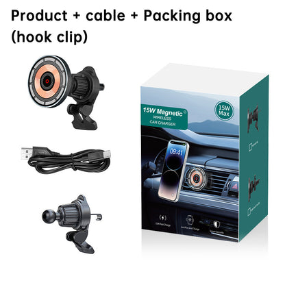 5W magnetisches Schnellladegerät fürs Auto – kabelloser Kfz-Handyhalter mit magnetischem Standfuß/Mount; Qi-Auto-Wireless-Charger.