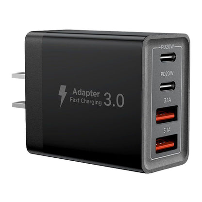 40W Multiport Schnellladegerät – für iPhone 15 & Android, USB Ladeadapter