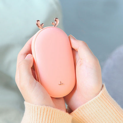 Mini Handwärmer mit Digitalanzeige – 2-in-1 Handwärmer & Powerbank