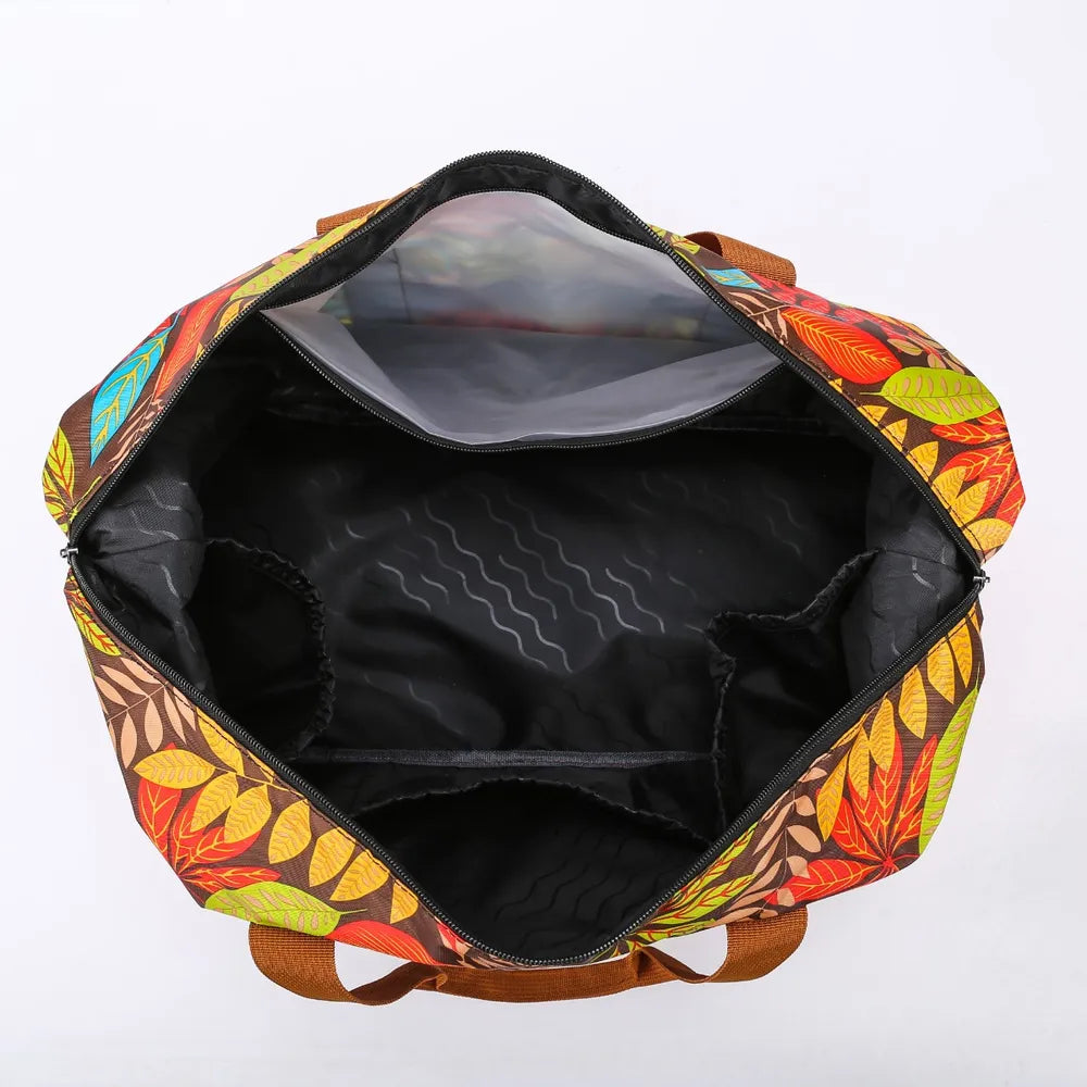 Reisetasche mit Canvas-Print (bedruckte Canvas-Reisetasche).