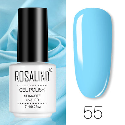 ROSALIND Gel Polish Set – Semi-Permanent UV/LED Gel Nagellack + Top Coat (Soak Off) | Maniküre & Nail Art