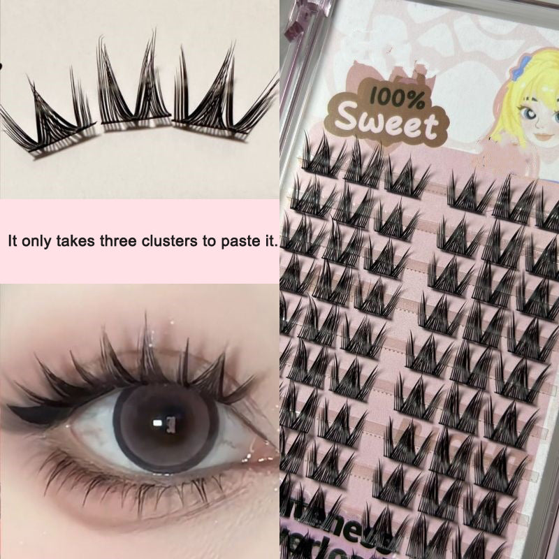 Sunflower Comics „Pure Desire“ – Künstliche Wimpern im natürlichen Thick-Look (Segment-Set)