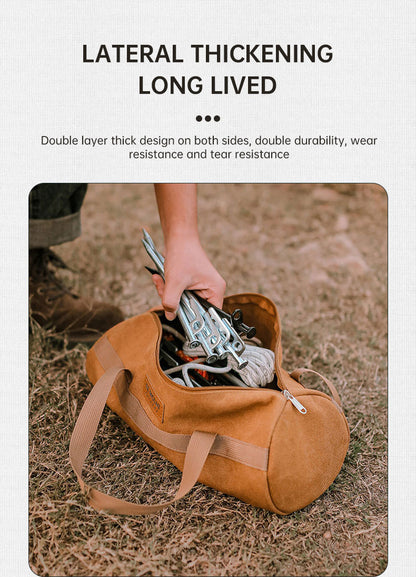 Outdoor-Camping-Aufbewahrungstasche für Zubehör – für Zeltheringe, Abspannseile & Werkzeug (tragbar)