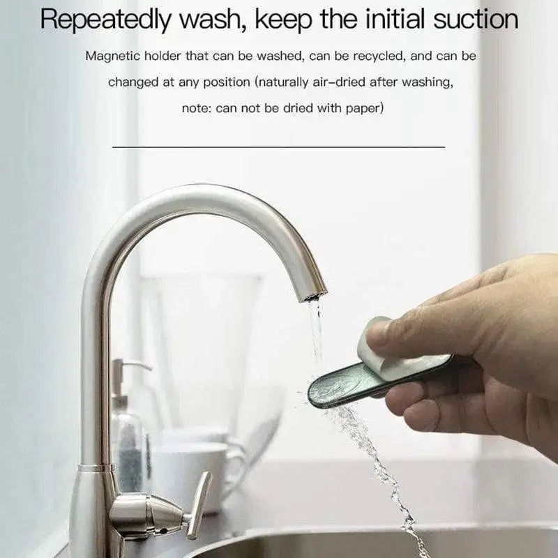 Mini magnetische Auto-Handyhalterung (Sticker-Montage) – Handy-Ständer/Halterung für iPhone 11/XS/X sowie Samsung S10+, Xiaomi und Huawei.