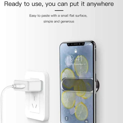 Mini magnetische Auto-Handyhalterung (Sticker-Montage) – Handy-Ständer/Halterung für iPhone 11/XS/X sowie Samsung S10+, Xiaomi und Huawei.